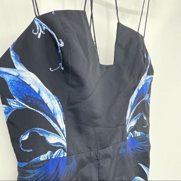 Keepsake The Label Be My Escape Playsuit Romper Floral Crisscross Back Strings - Picture 6 of 10